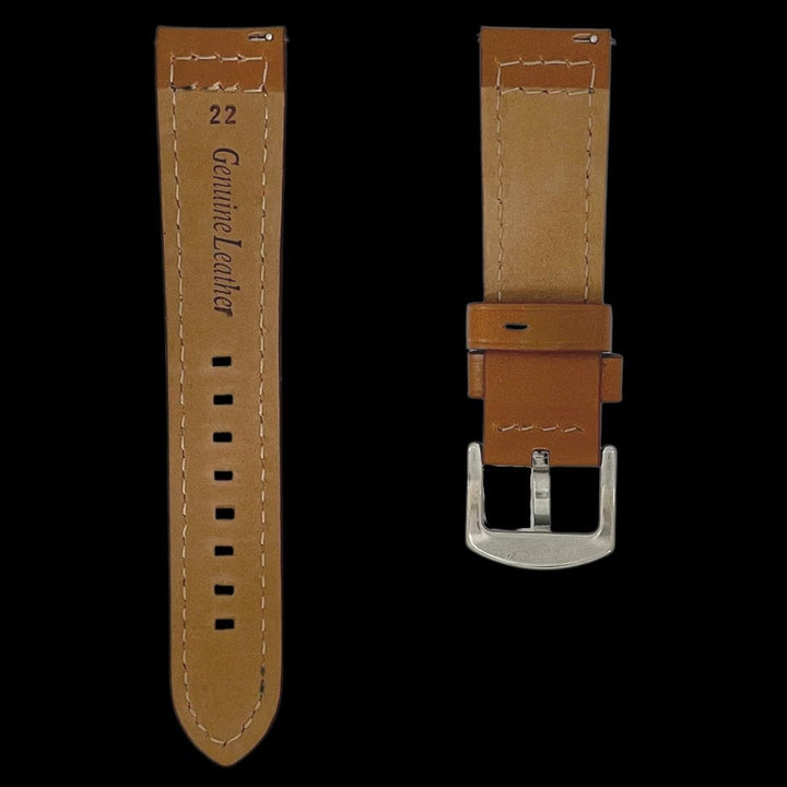 Mathieu Blanchard Bracelets de montre Bracelet de montre en cuir brun -  attache rapide