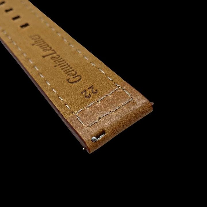 Mathieu Blanchard Bracelets de montre Bracelet de montre en cuir brun -  attache rapide