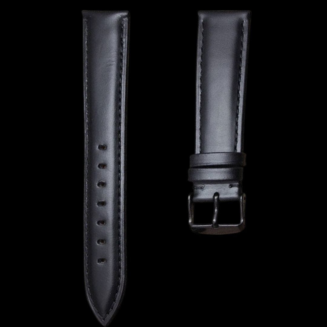 Mathieu Blanchard Bracelets de montre Bracelet de montre en cuir noir