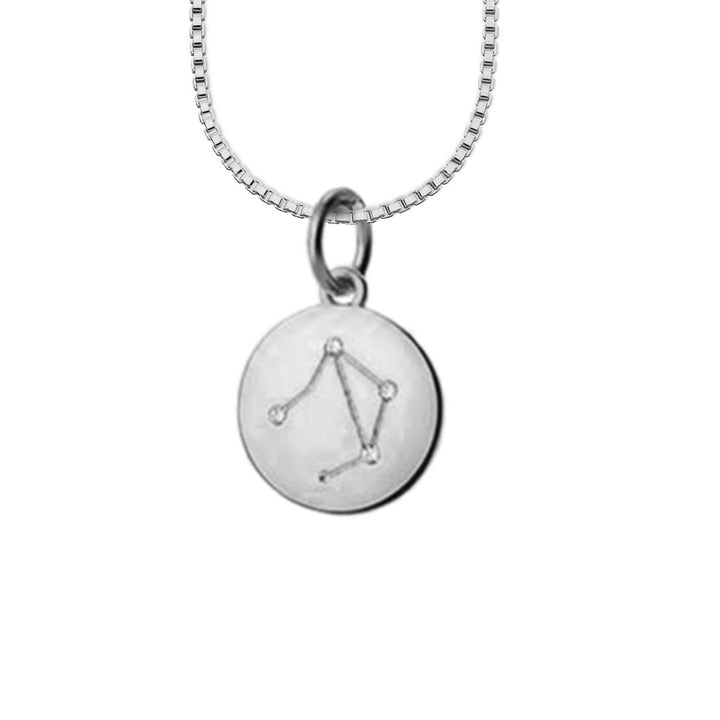 Mathieu Blanchard Chaîne Balance (23 septembre au 23 octobre) Collier Constellation Zodiaque en argent sterling