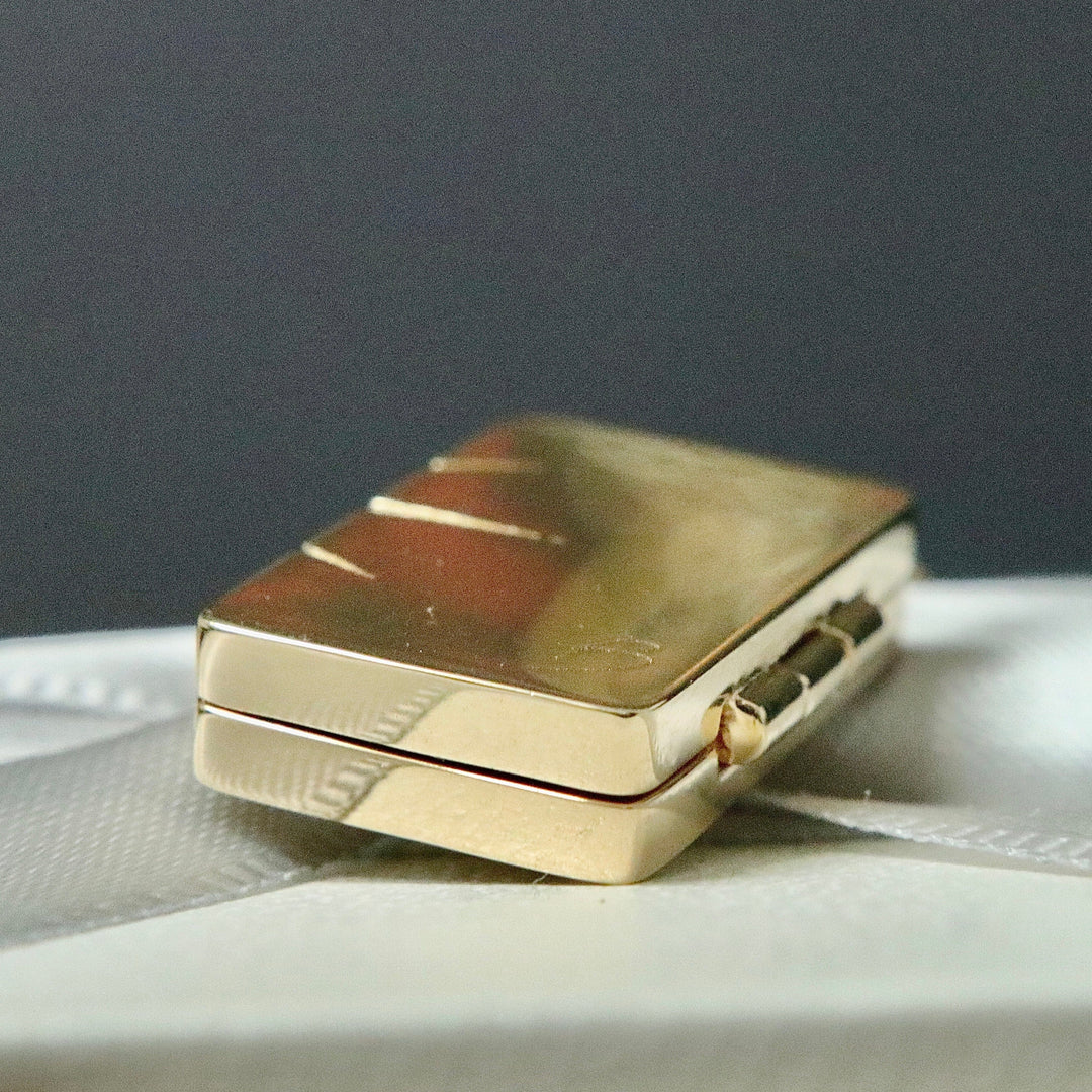 Mathieu Blanchard Collier porte-photo en or 14K et diamants