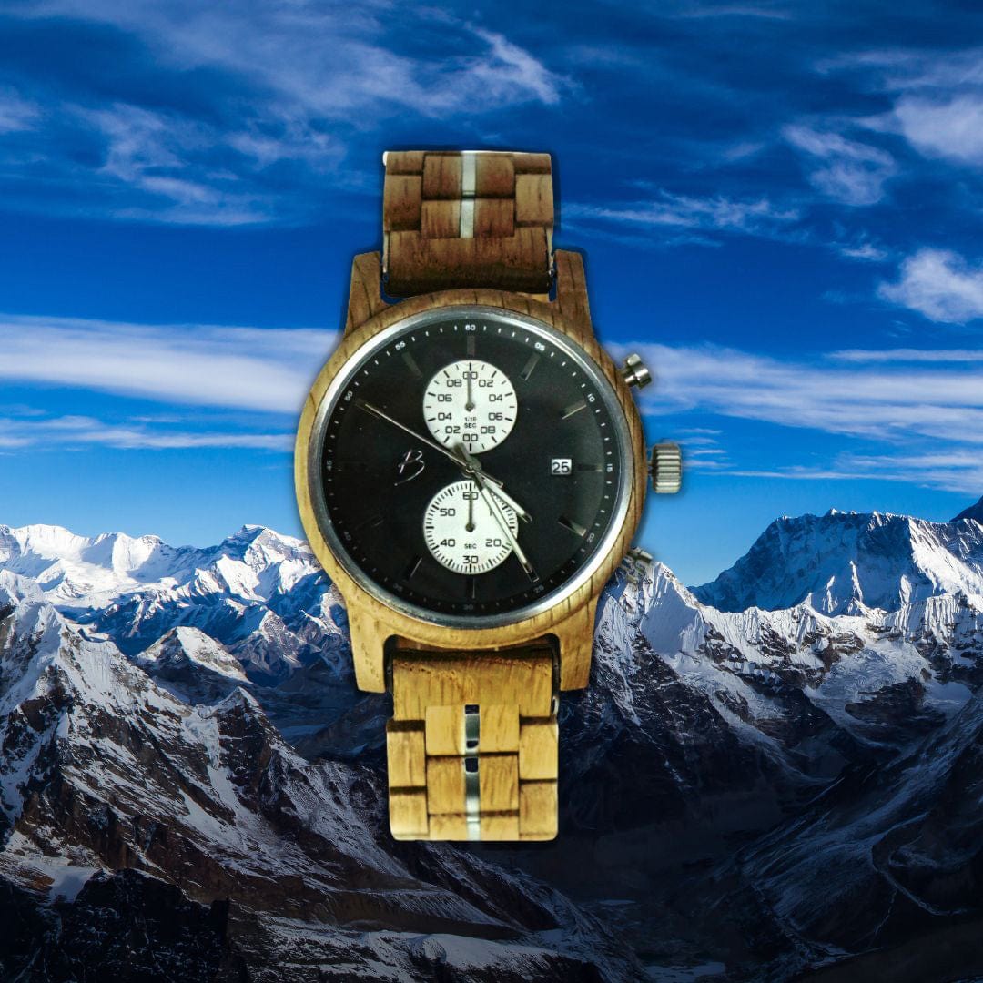 Mathieu Blanchard Montres Chêne provenant de baril de whisky Montre Arnold en bois de baril de Whisky recyclé