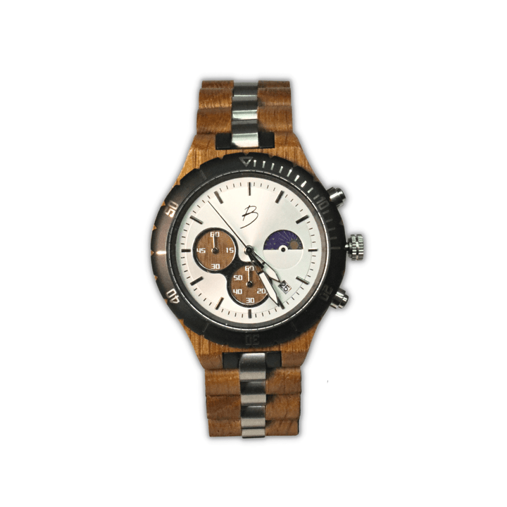 Mathieu Blanchard Montres Chêne provenant de baril de whisky Montre Berthoud en bois de whisky recyclé