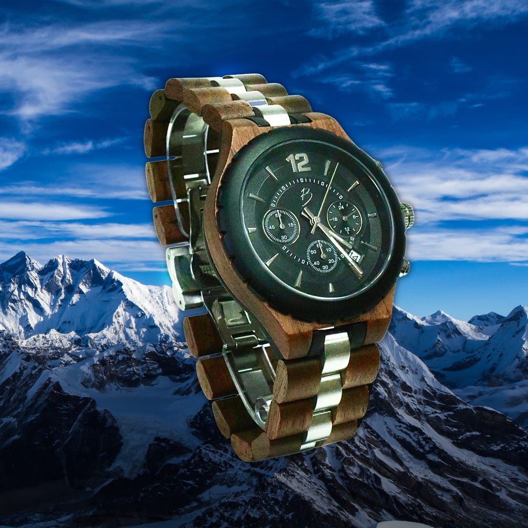 Mathieu Blanchard Montres Noyer Montre Le Roy en bois de noyer