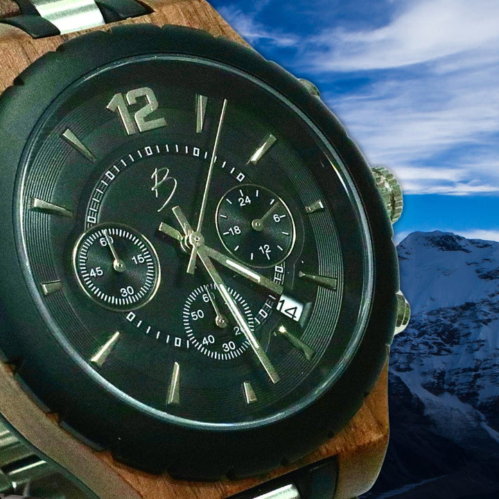 Mathieu Blanchard Montres Noyer Montre Le Roy en bois de noyer