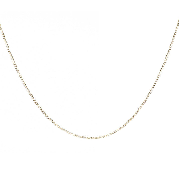 Mia bijoux Bracelets de cheville Chaîne cou (46 cm + extension de 5 cm) / Doré Chaine Gourmette - Missy 2.5mm en acier 7, 9 ou 18 pouces