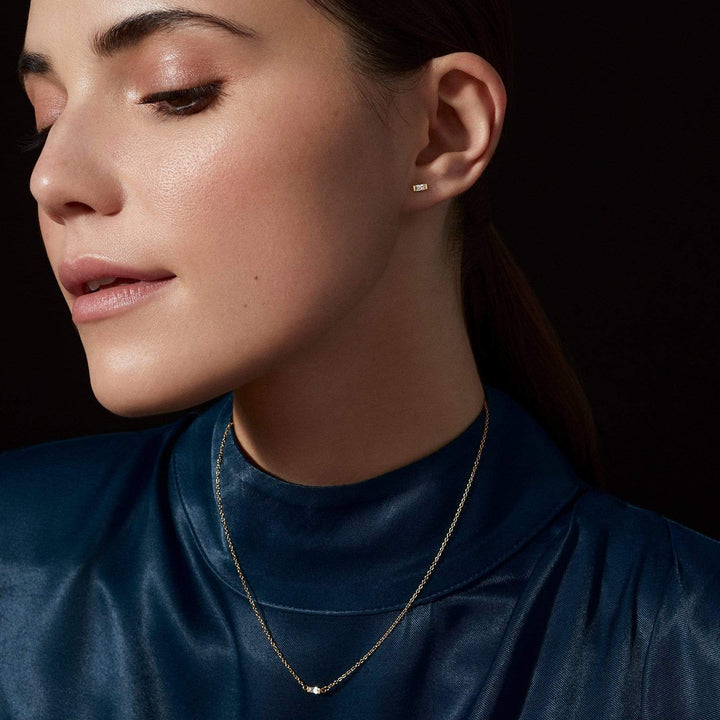 Mia Bijoux Pendants Collier Grace CZ en acier