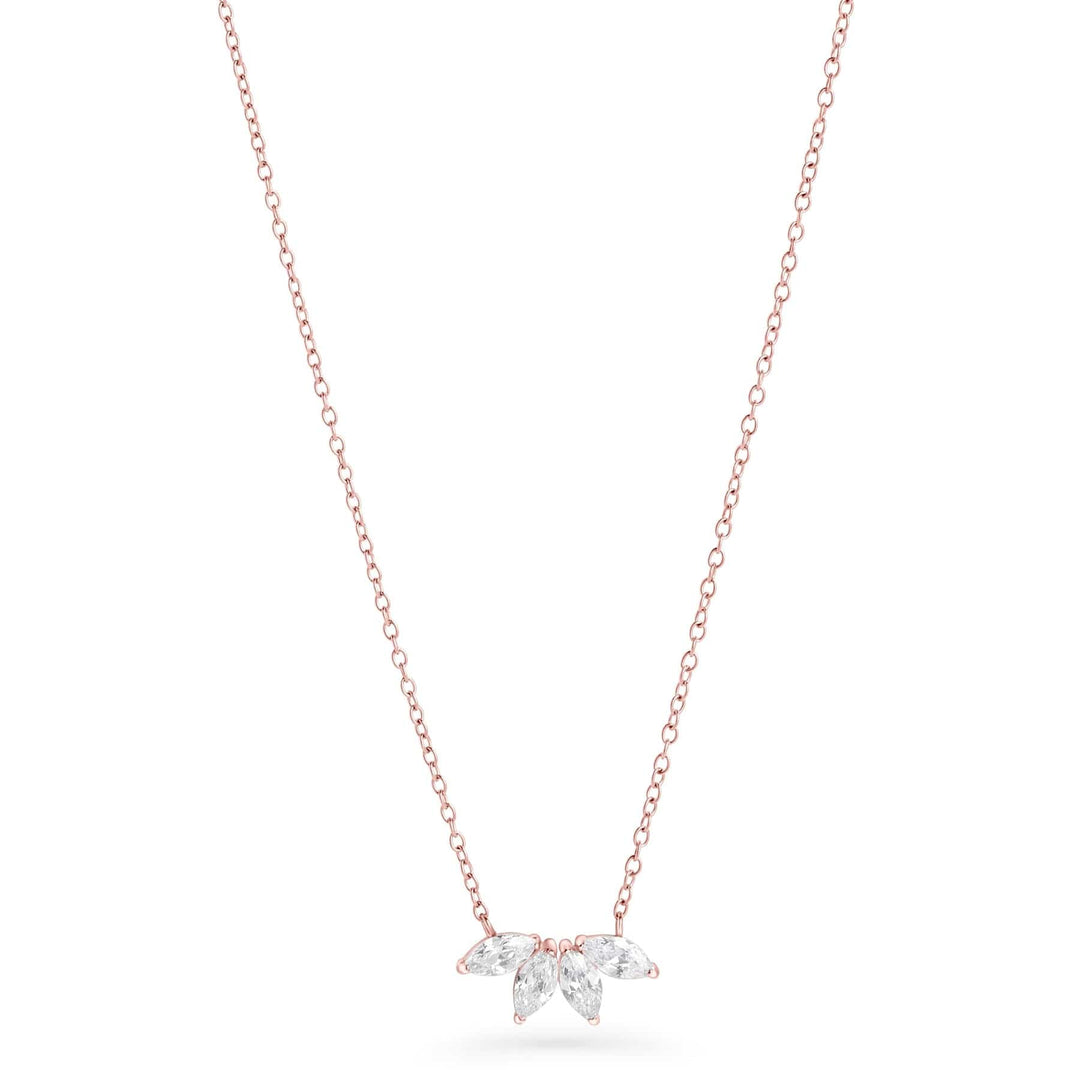 Mia Bijoux Pendants Rosé Collier Cadence en acier