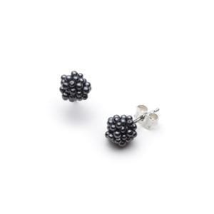 Michaud Michaud Boucles d'oreille Boutons d'oreille ShikShok en argent oxydé