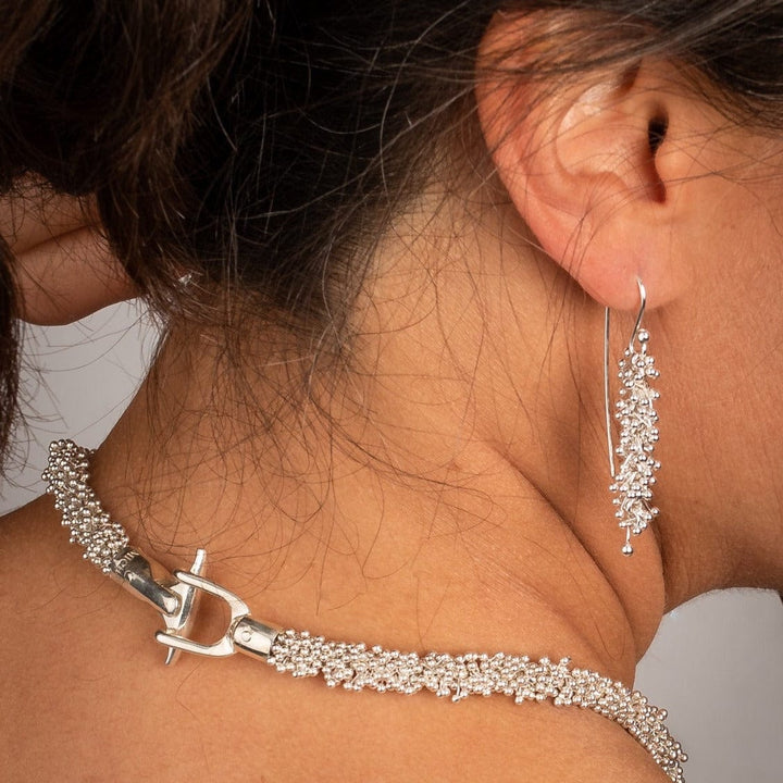Michaud Michaud Boucles d'oreille Crochets d'oreille classiques en argent