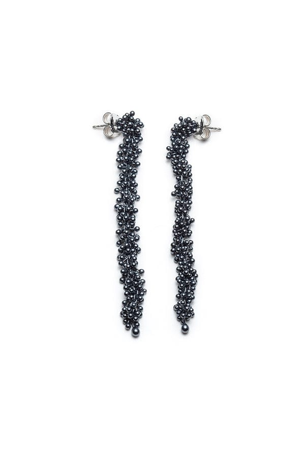 Michaud Michaud Boucles d'oreille Pendants d'oreilles ShikShok longs en argent