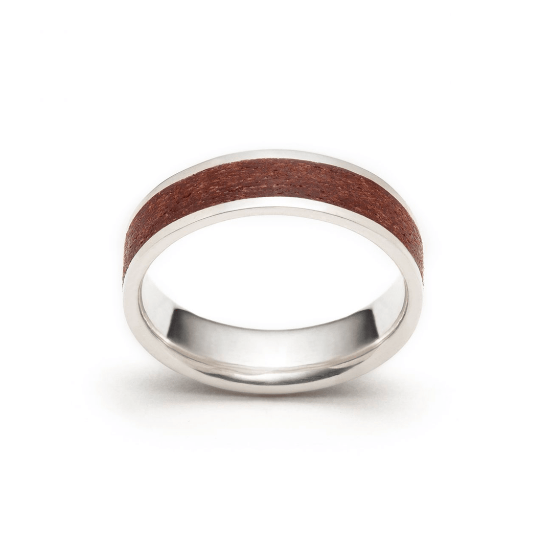 Michaud Michaud Bracelet Bague large Manic brune en argent sterling