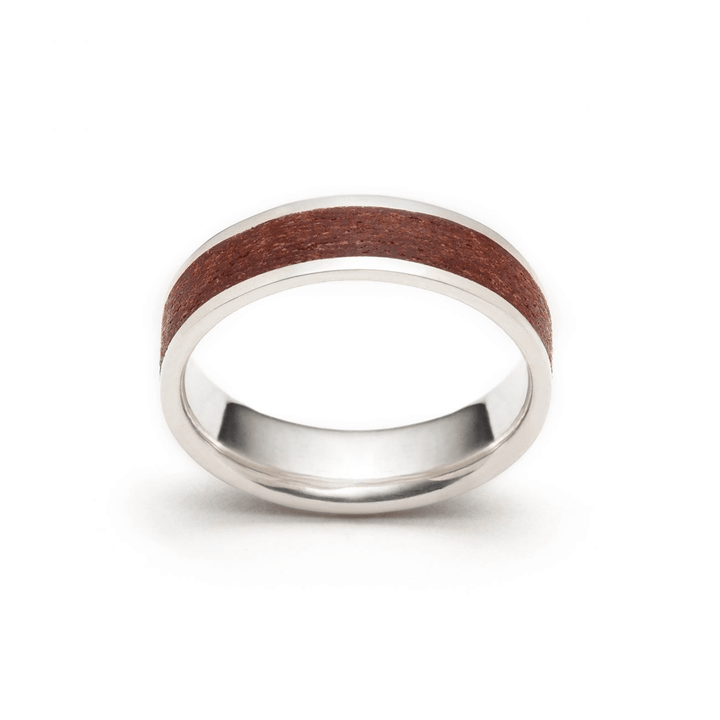 Michaud Michaud Bracelet Bague large Manic brune en argent sterling
