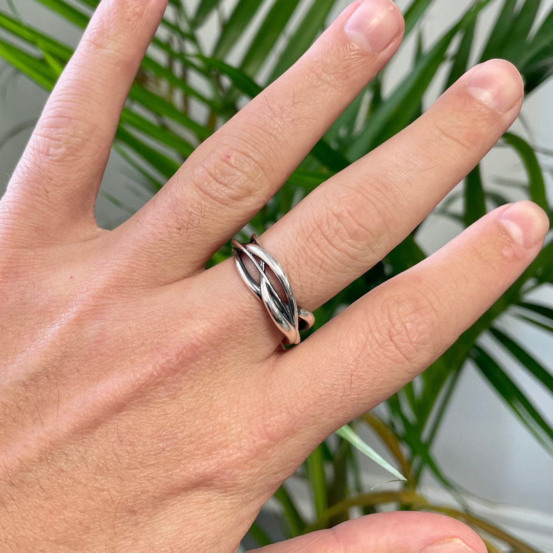 Michaud Michaud Bracelet Bague Racine en argent sterling