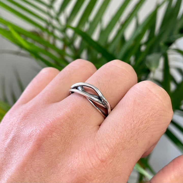 Michaud Michaud Bracelet Bague Racine en argent sterling