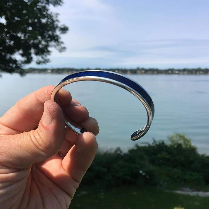 Michaud Michaud Bracelet Bracelet Manic bleu lapis en argent sterling