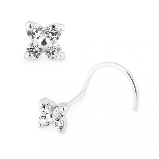 - Piercing de nez en argent 925 et CZ