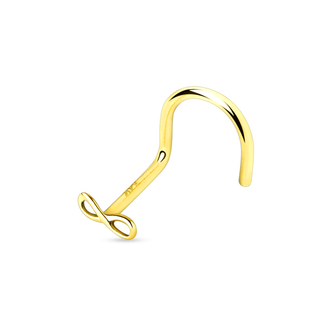 - Piercing de nez infini sur or 14K