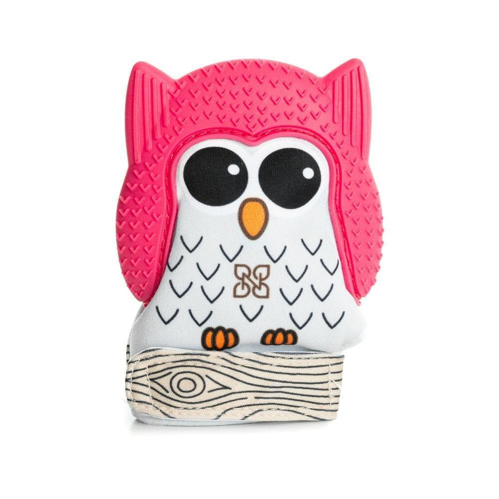 Pure Mitt Pure Mitt Taille unique Mitaine de dentition Pure Mitt fuchsia