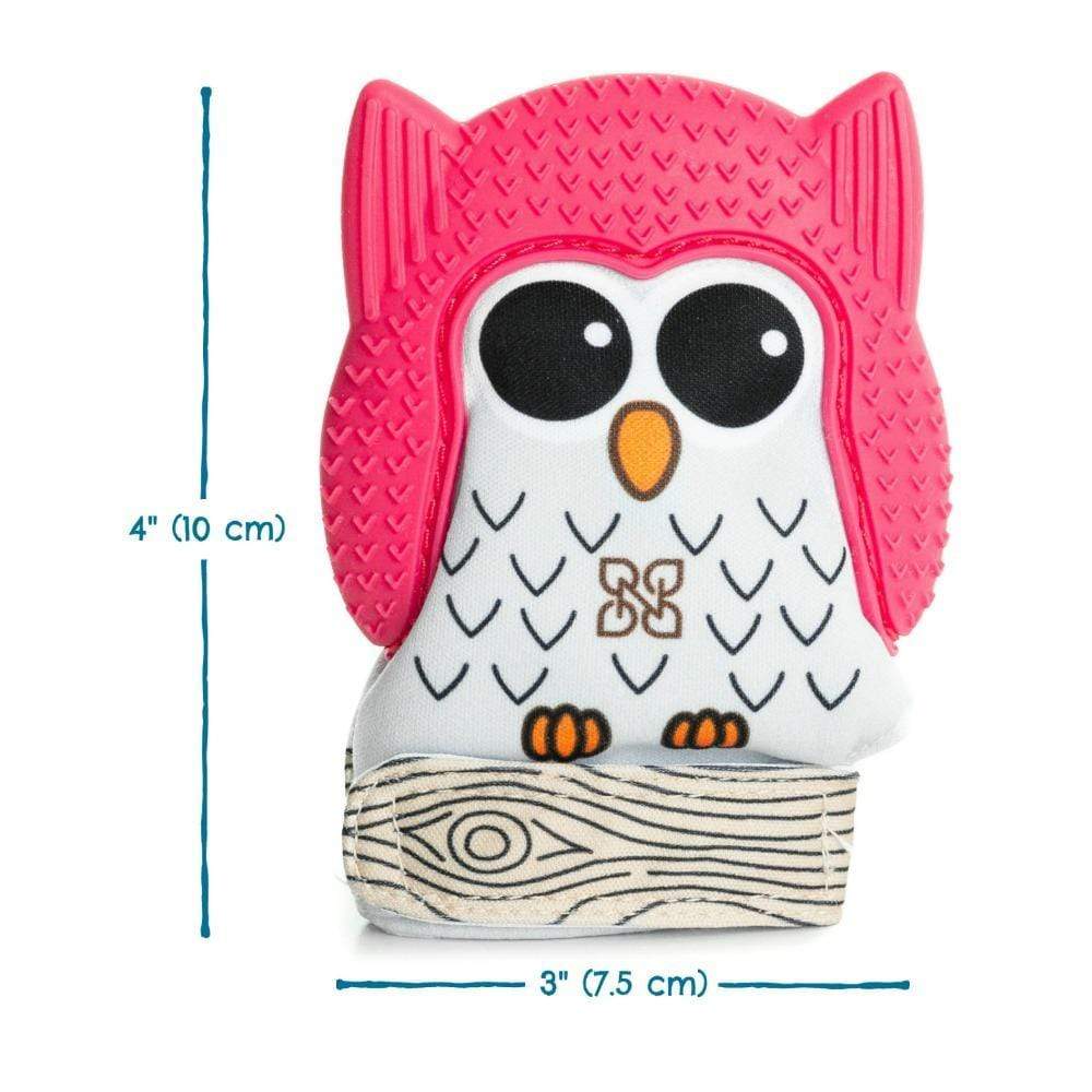 Pure Mitt Pure Mitt Taille unique Mitaine de dentition Pure Mitt fuchsia