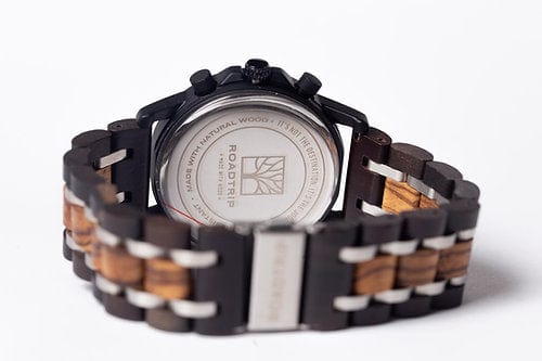 Roadtripmadewood Bagues Montre en bois Roadtrip SS