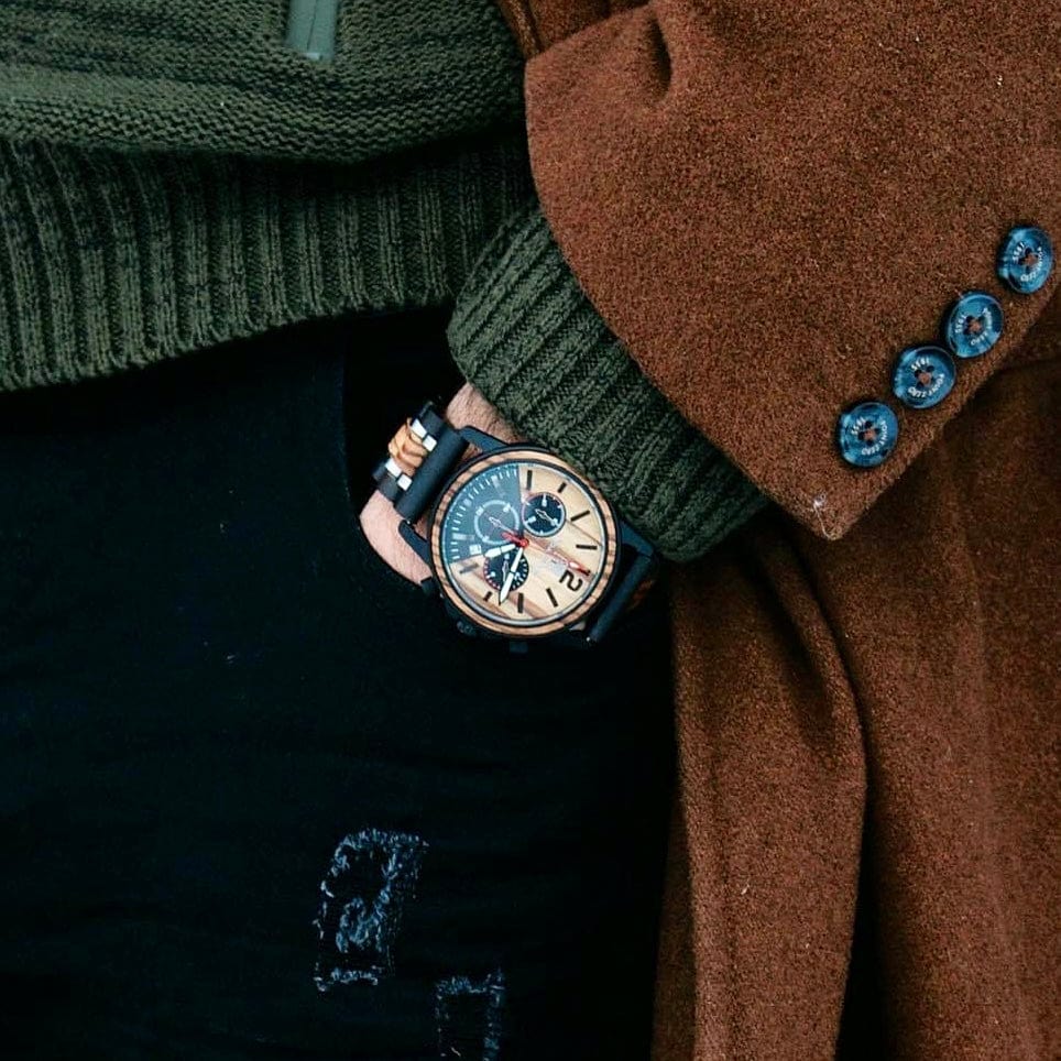 Roadtripmadewood Bagues Montre en bois Roadtrip SS