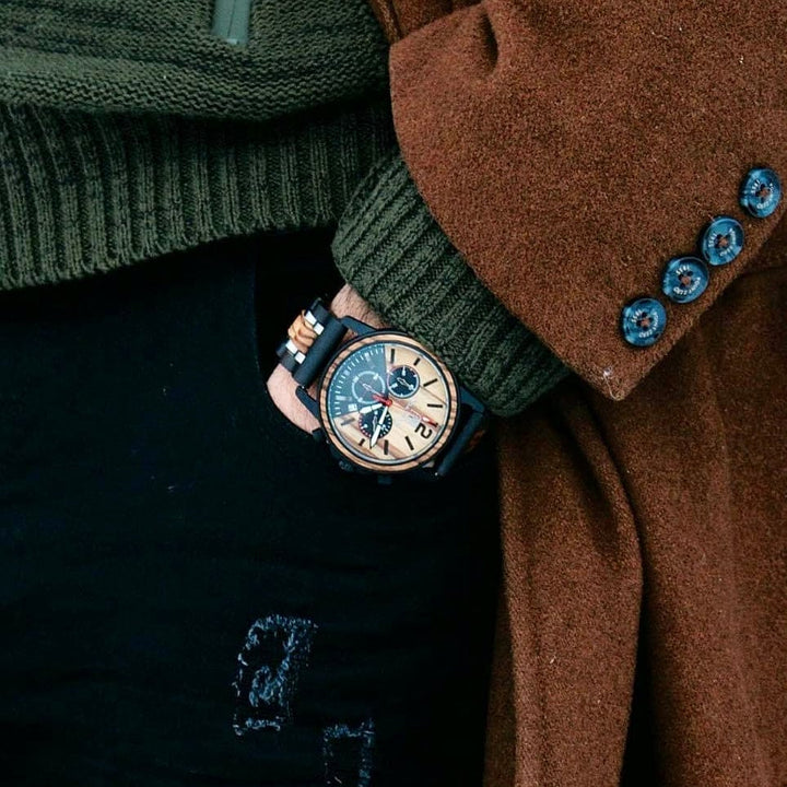 Roadtripmadewood Bagues Montre en bois Roadtrip SS