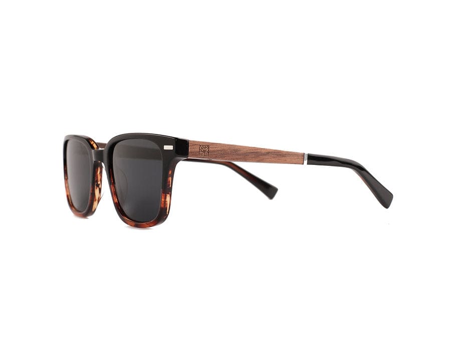 Roadtripmadewood Lunettes de soleil Lunette de soleil Escapade ambre en bois