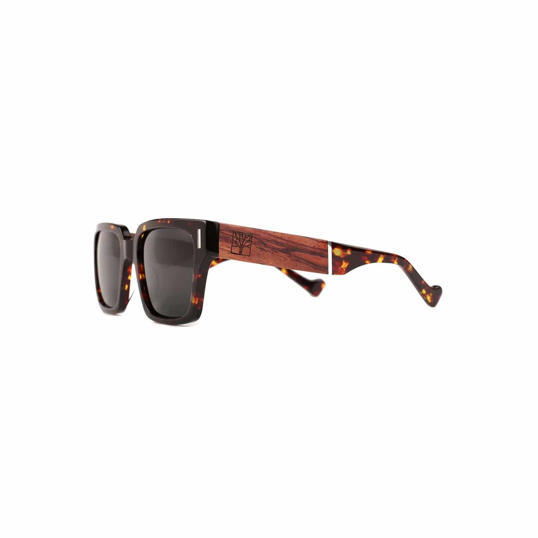 Roadtripmadewood Lunettes de soleil Lunette de soleil Expédition Ambre en bois