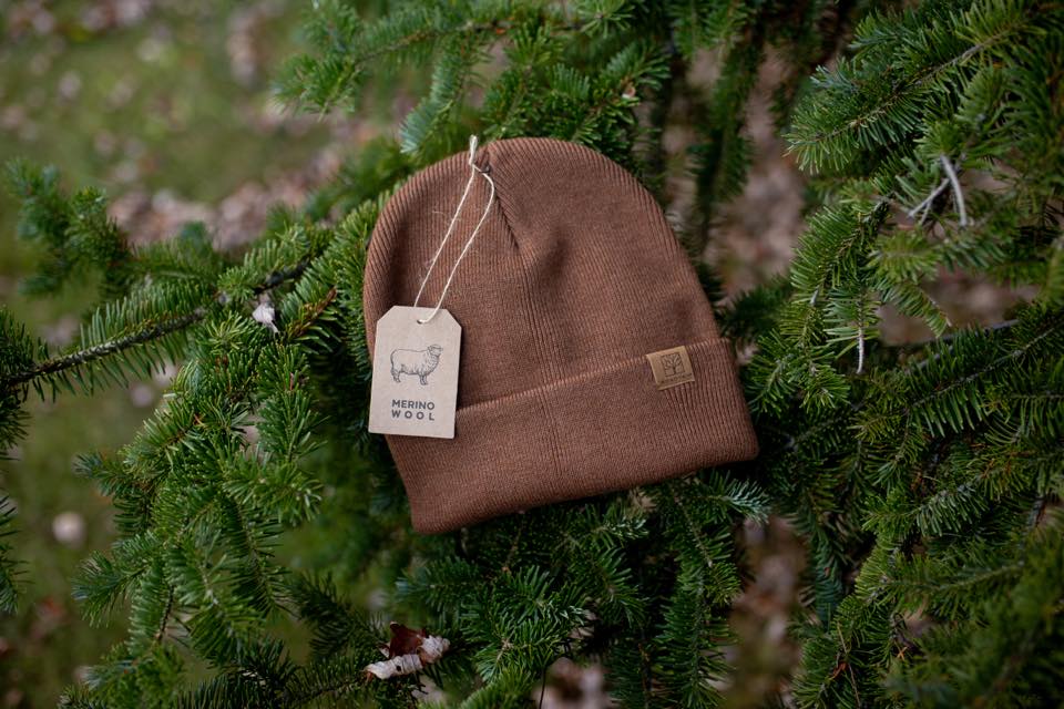 Roadtripmadewood Tuque Merinos marron