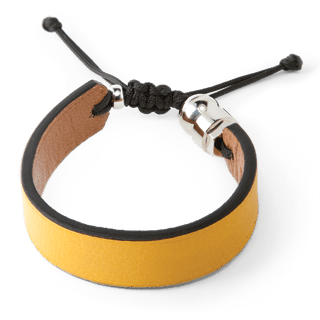 Romeo J. Bracelet de cuir véritable et argent