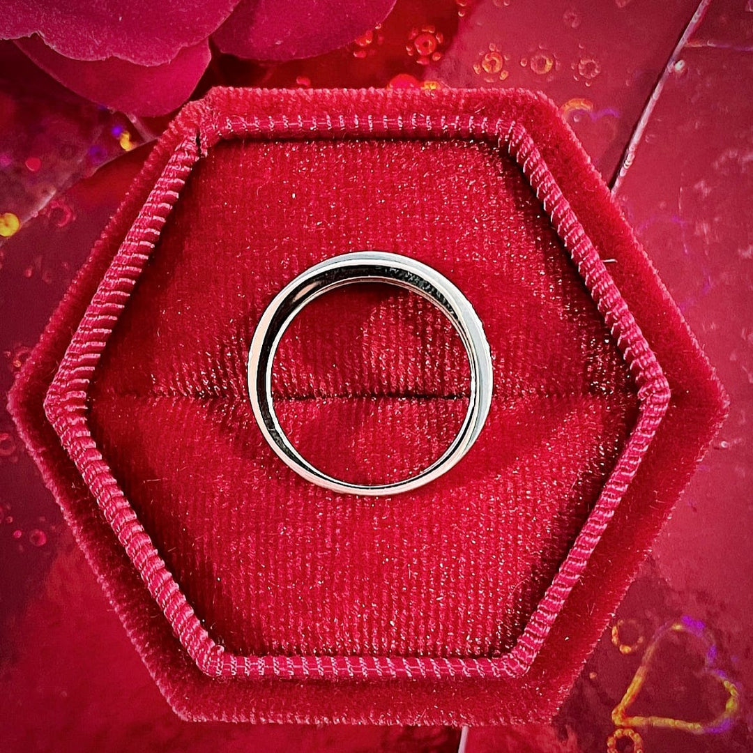 RPM Bague jonc CZ en or jaune 10K