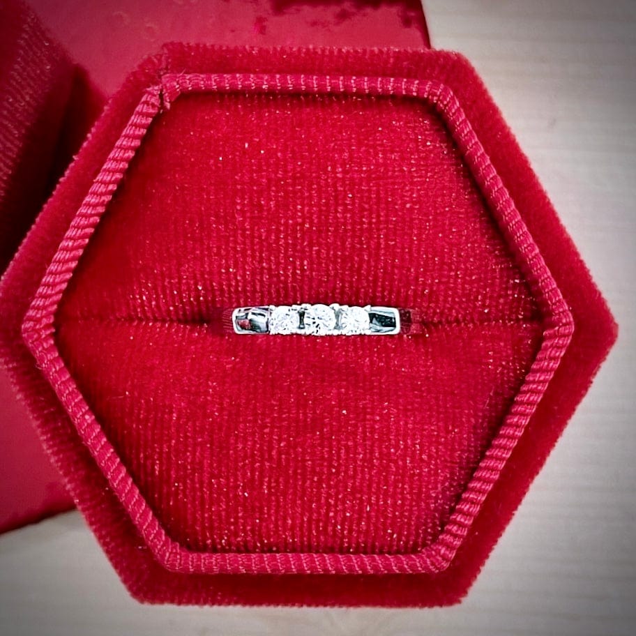 RPM Bague Trois Pierres en or 10K