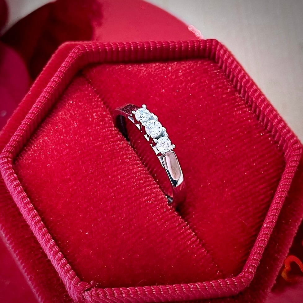 RPM Bague Trois Pierres en or 10K