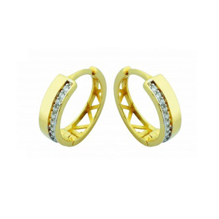 RPM Boucles d'oreilles Boucles d'oreilles huggies 13mm en or jaune ou blanc 10k