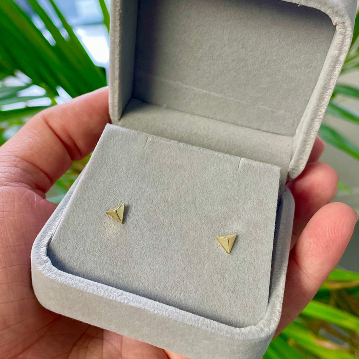 RPM Boucles d'oreilles Boucles d'oreilles Pyramides en or jaune 10K
