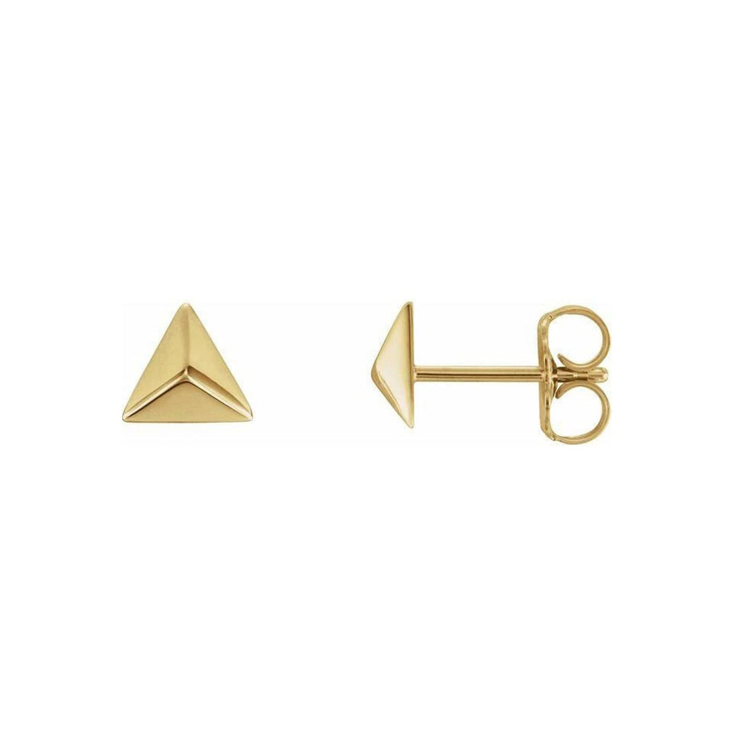 RPM Boucles d'oreilles Boucles d'oreilles Pyramides en or jaune 10K