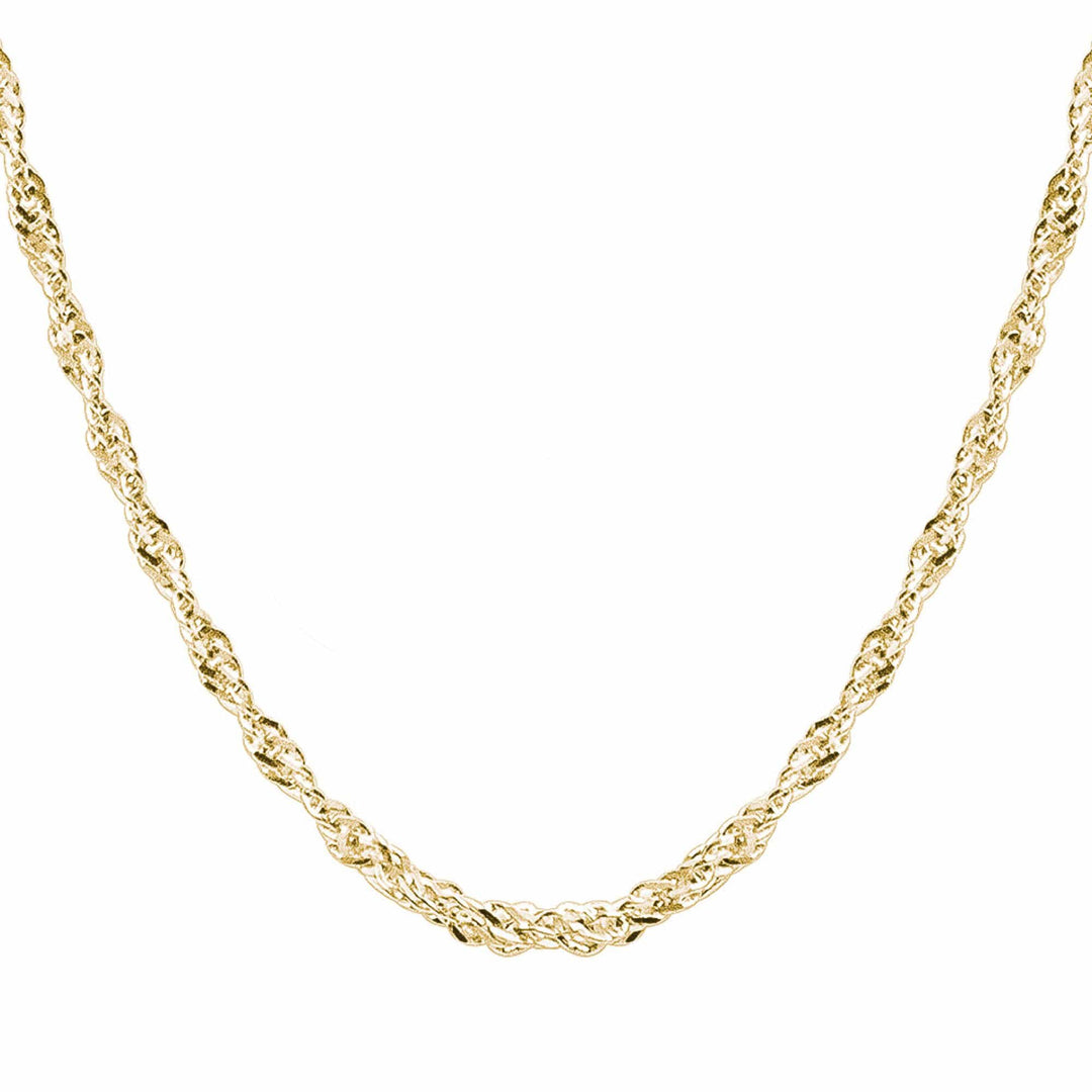 Singapore Sterling or 10K Gold Chain