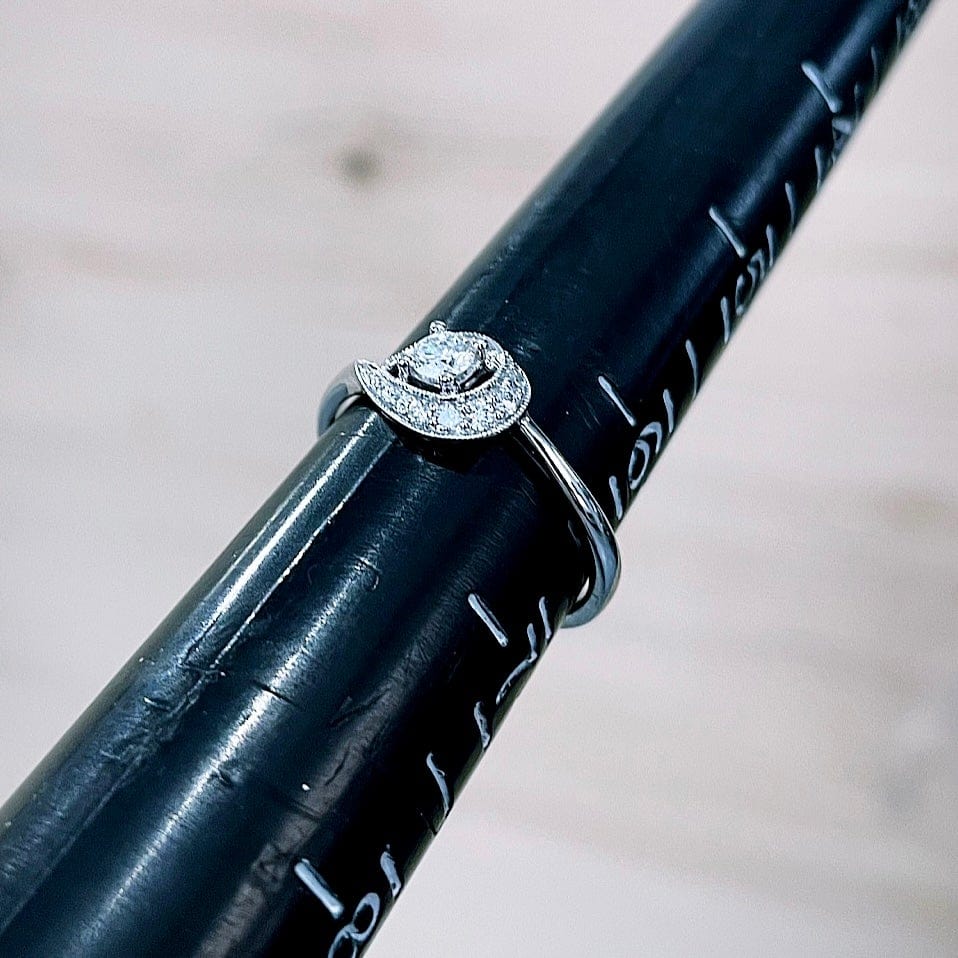 RPM Grandeur 7 Bague Solitaire en or 14K et diamants - 21pts