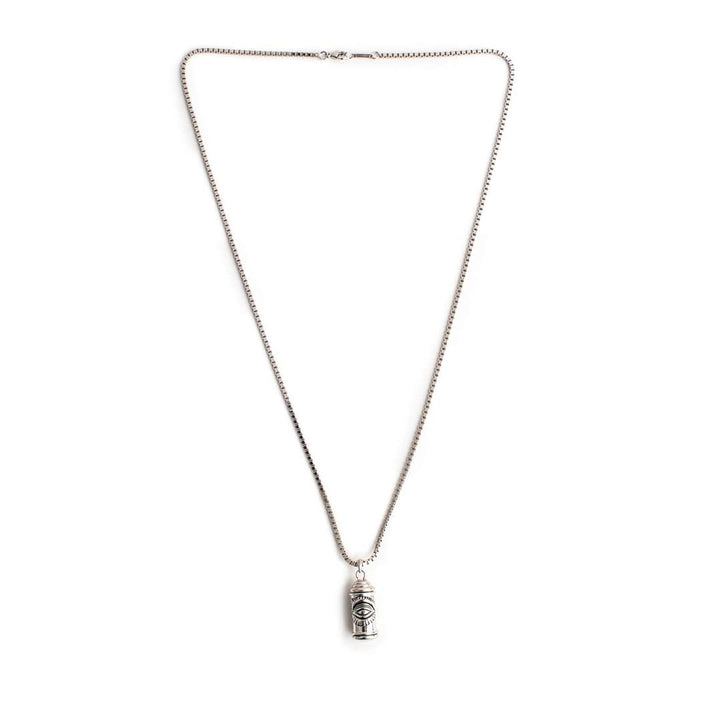 Symbollia Collier boitier Protection en argent - homme